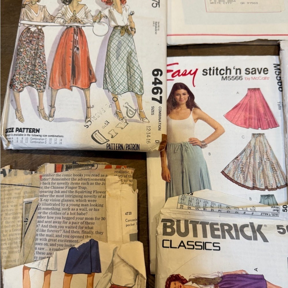 Vintage Sewing Patterns McCall’s Easy Stitch Butterick Jackets and Skirts - Picture 2 of 15